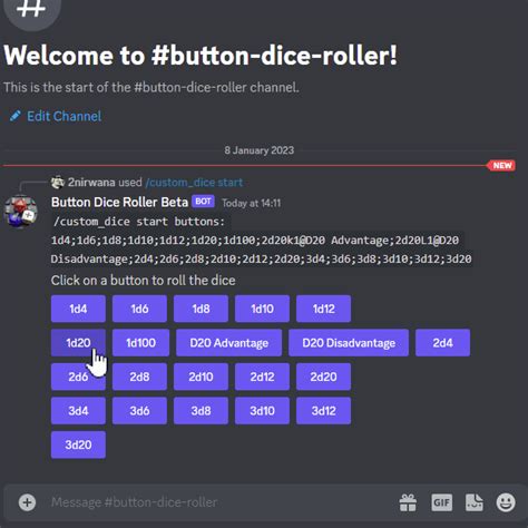 discord dice roll bot.